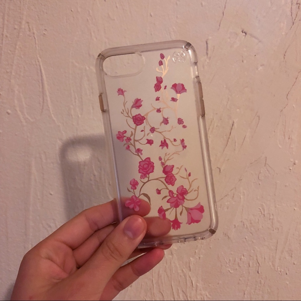 iPhone 7 Clear Floral Speck case